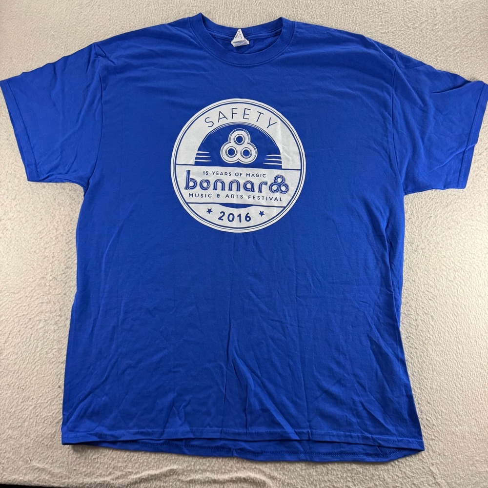 Bonnaroo Music Arts Festival 2016 15 Years of Magic Safety Team TShirt Mens XL